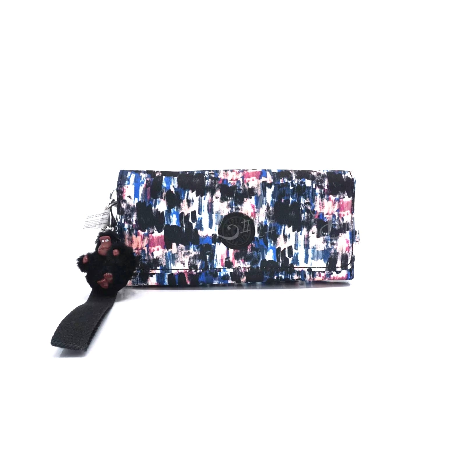 Billetera Larga a Presión Muñeca AC8152 Poliéster Pinceladas - La Tiendita de la Jose